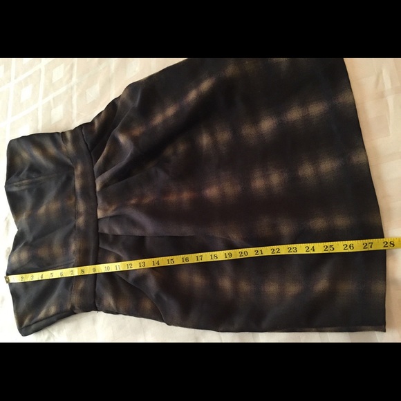 H&M Strapless Two Pocket Pleated Dress Size 8 - Picture 4 of 7